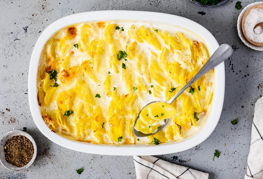 Klassisches Kartoffelgratin für den Thermomix®