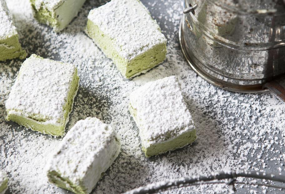 Matcha-Marshmallows