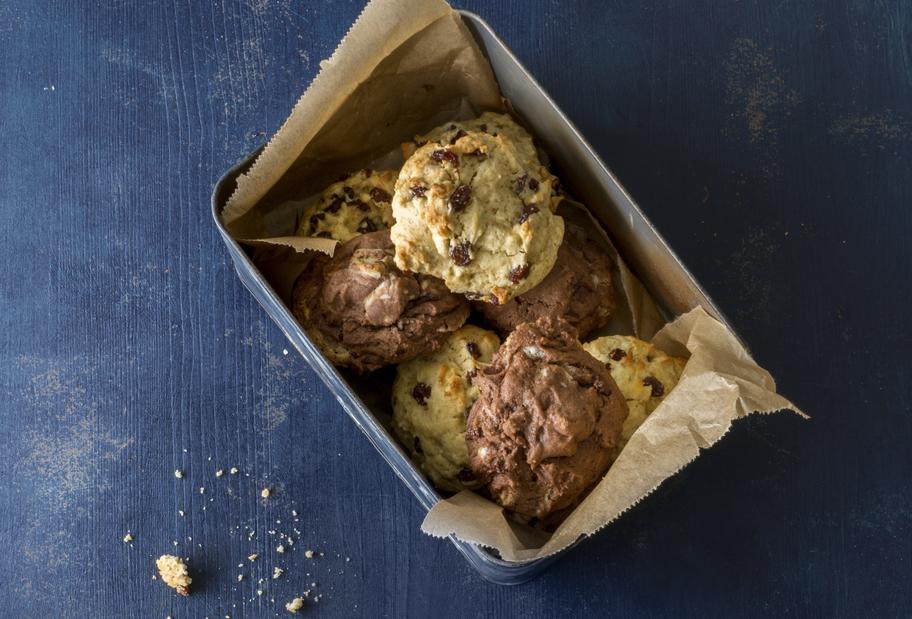 Buttrige Rosinengipfel