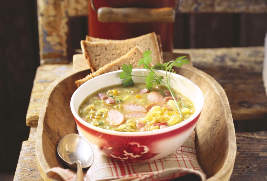 Katentopf mit Würstchen