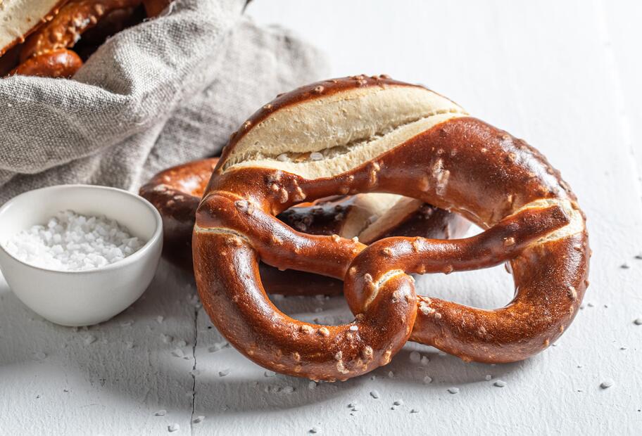 Brezeln mit Sauerteig