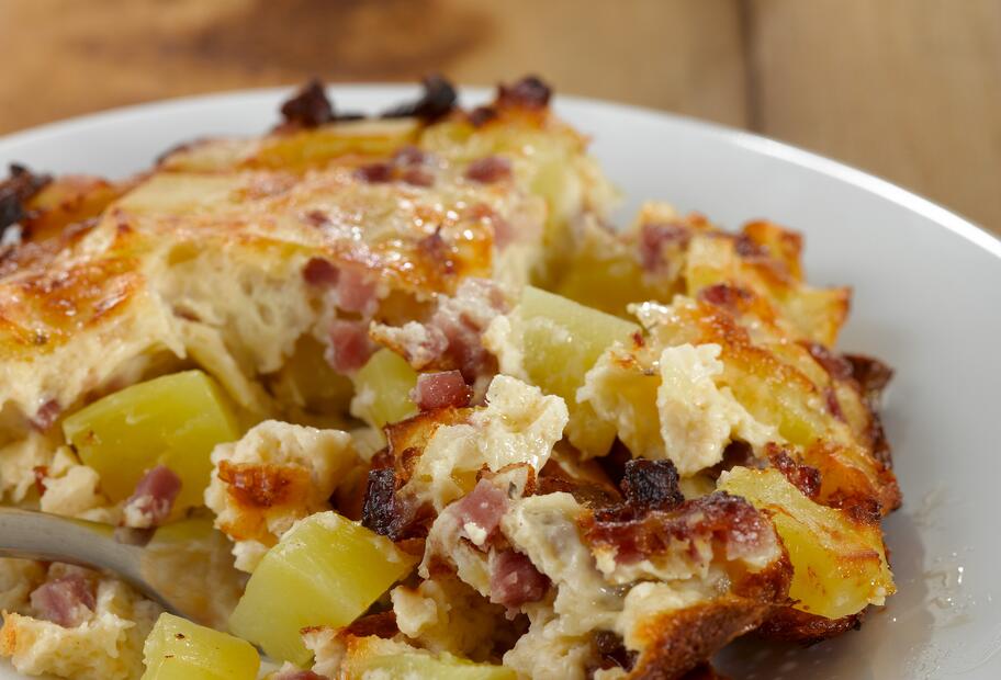 Kartoffel-Speck-Auflauf