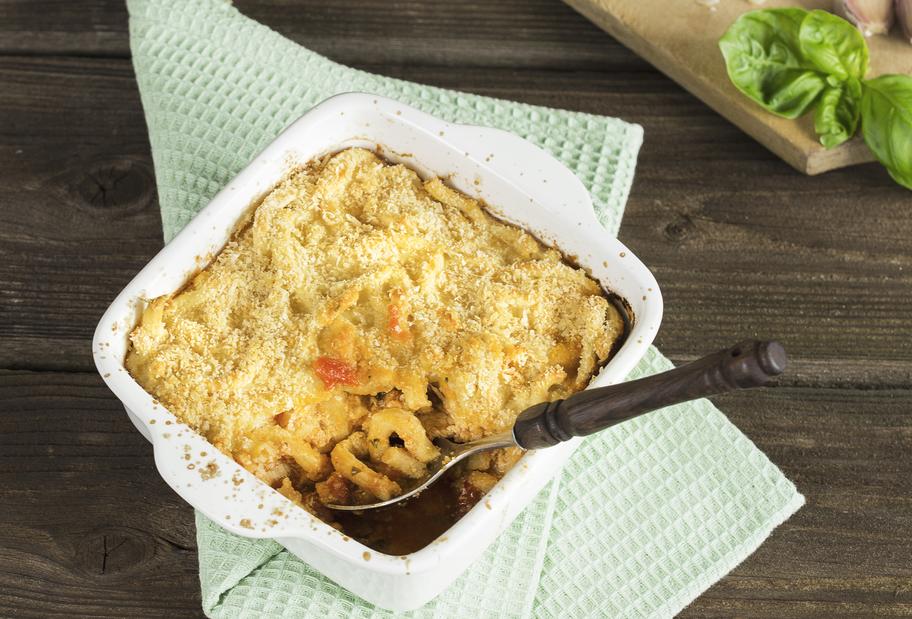 Mailänder Maccheroni-Auflauf mit Schnitzel