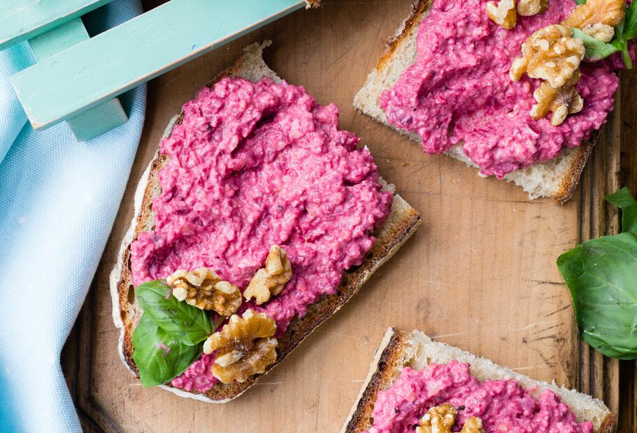 Rote-Bete-Crostini