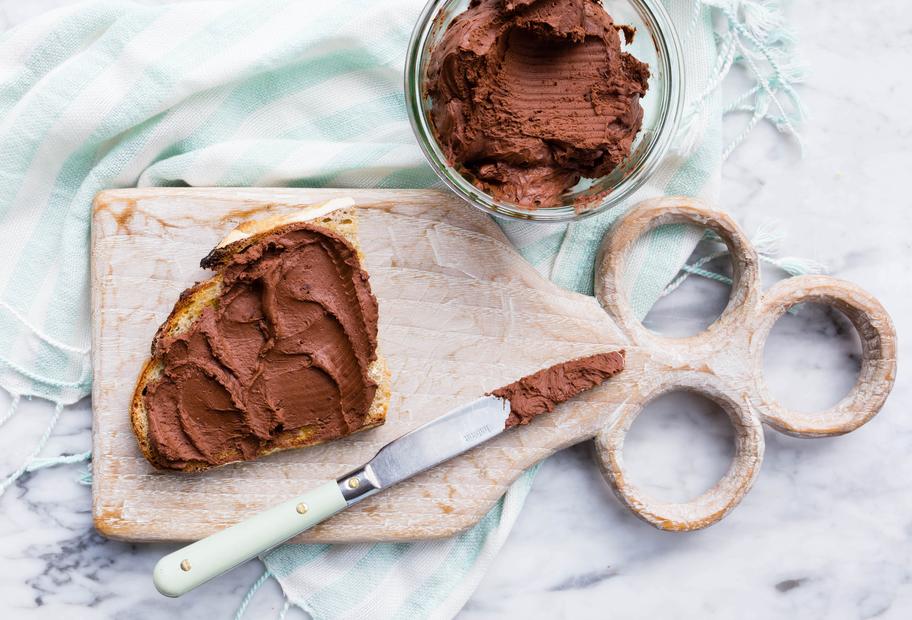 Gesunder Schokoladen-Frischkäse für dein Brot