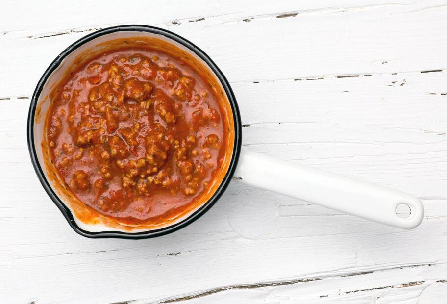 Bolognese mit Weißwein