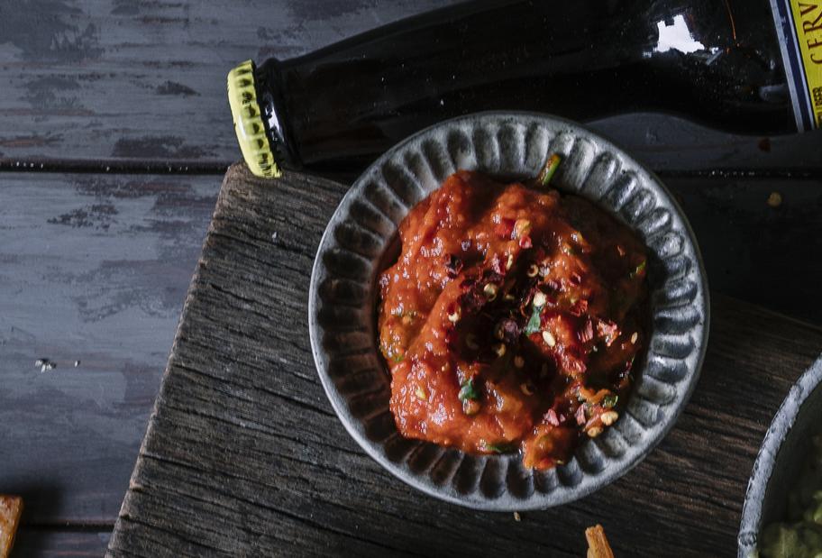 Salsa roja picante
