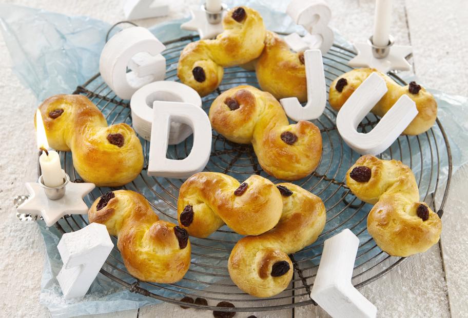 Schwedische Lussekatter