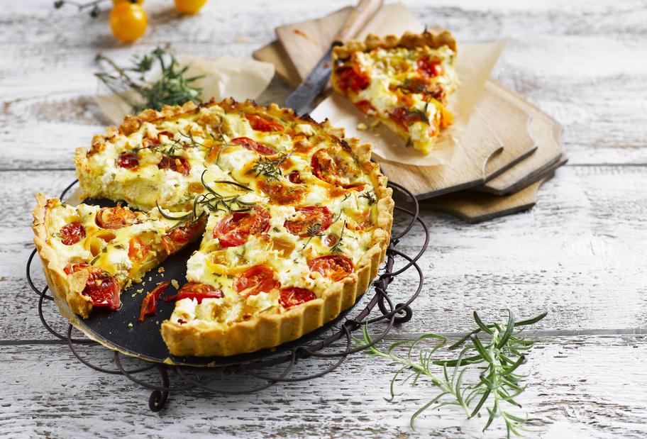 Bunter Tomatenkuchen