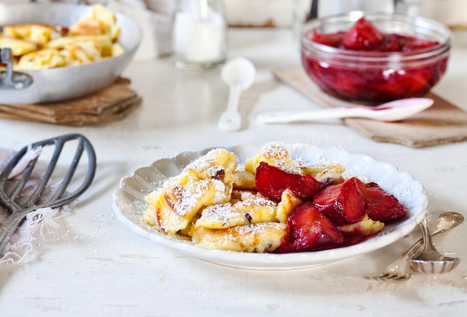 Kaiserschmarren mit Pflaumenkompott für den Thermomix®