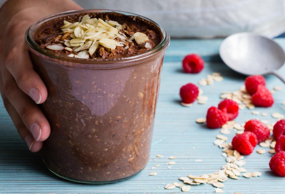 Overnight Oats mit Kakao