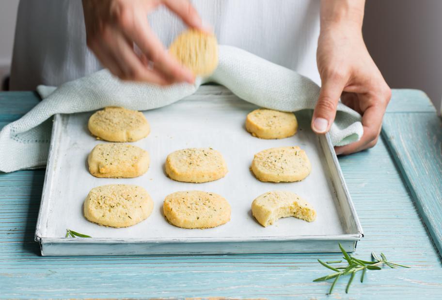 Parmesan-Rosmarin-Shortbread