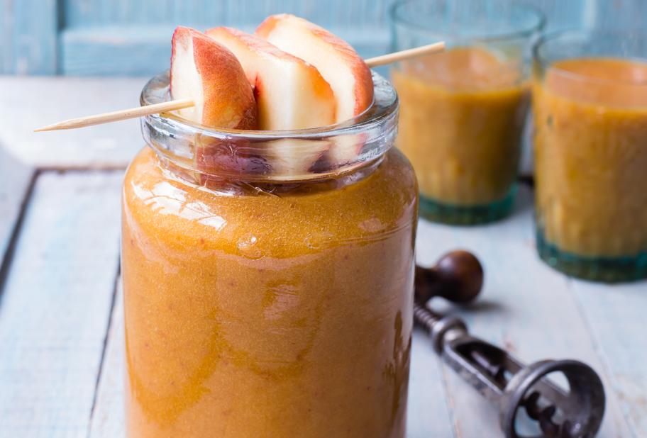 Pfirsich-Weißwein-Slushie