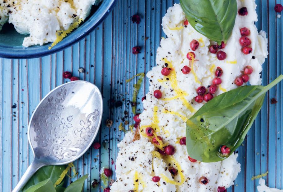 Selbstgemachter Ricotta