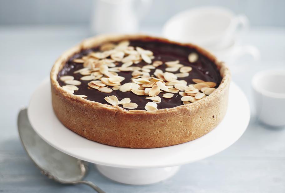 Verführerische Mandel-Schokoladen-Tarte