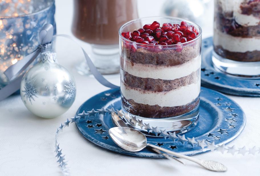 Schokoladenbiskuit Mit Zimtcreme Im Glas Fur Den Thermomix