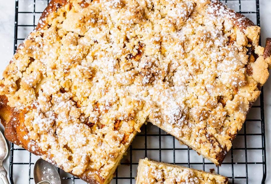 Apfel-Zimtstreusel-Blechkuchen