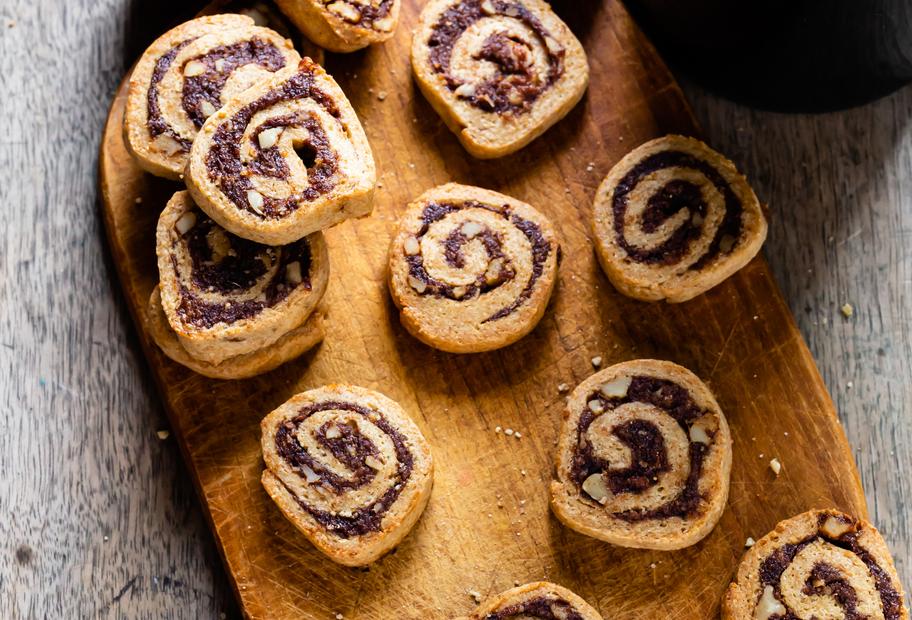 Dinkel-Walnuss-Schnecken
