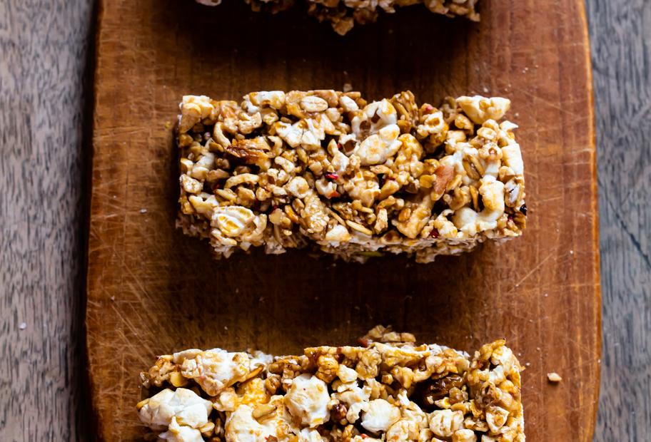 Popcorn-Müsli-Riegel
