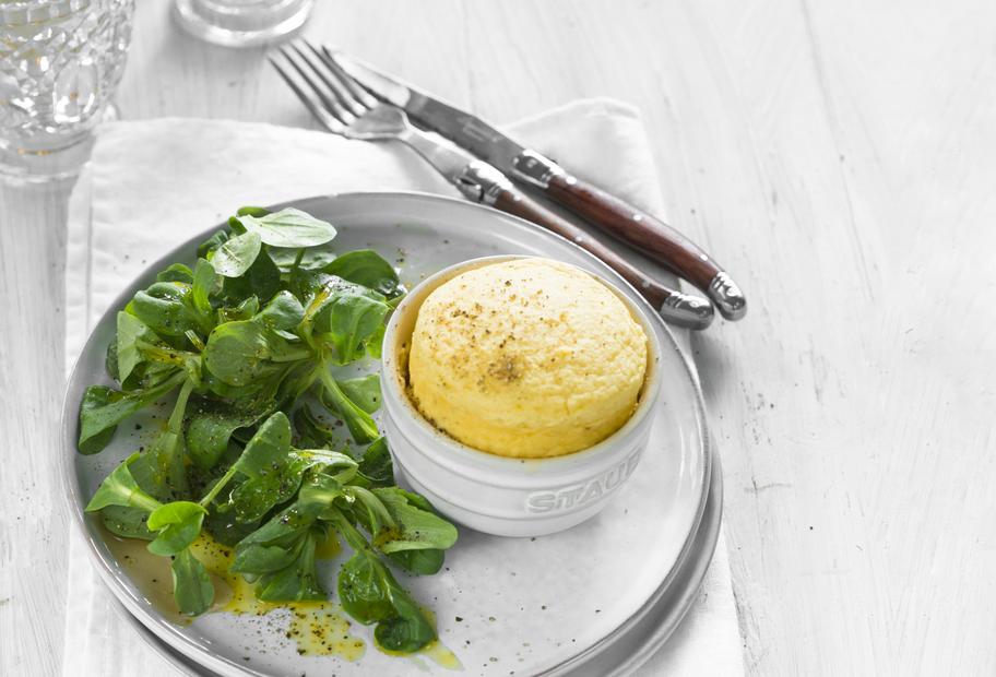 Luftiges Käsesoufflé