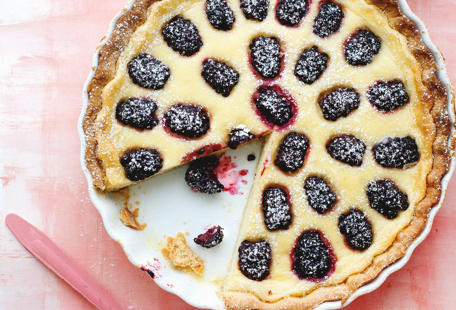 Vanille-Brombeer-Creme-Tarte
