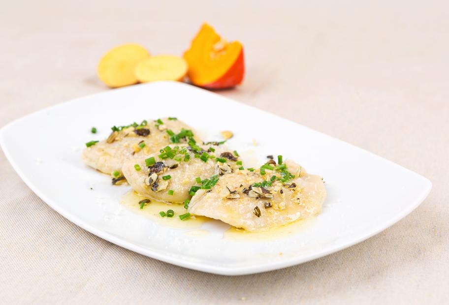 Kartoffelteigtaschen mit Kürbisfüllung