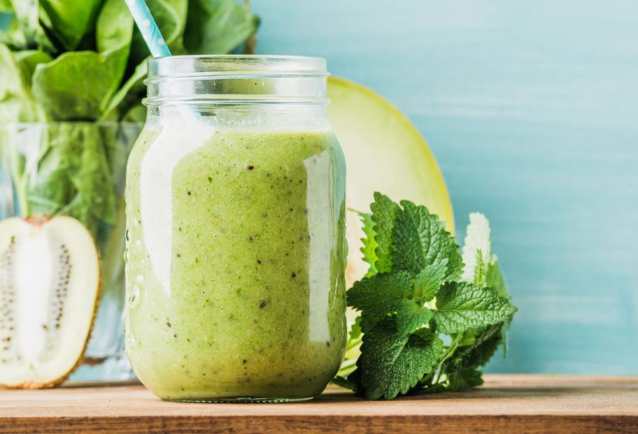 Supergesunder Kiwi-Melonen-Smoothie