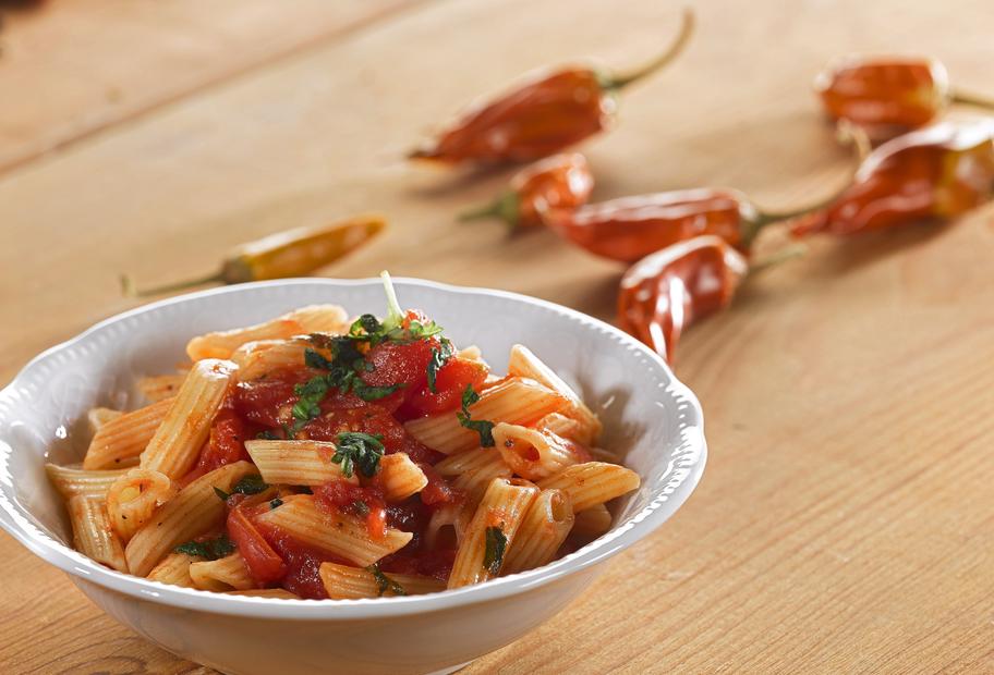 Scharfer Klassiker: Penne all’arrabbiata