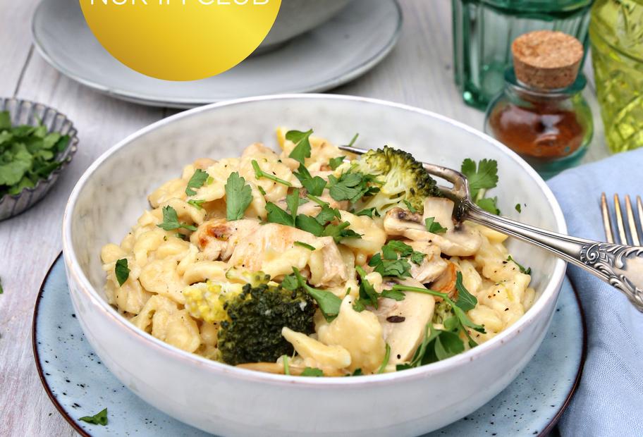 Spätzle-Hähnchen-Topf mit Brokkoli für den Thermomix®