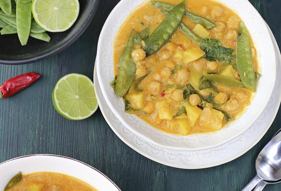 Indisches Kichererbsencurry