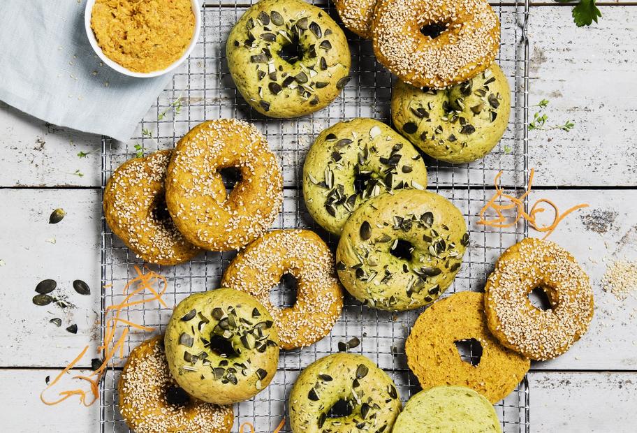 Kräuter-Bagels