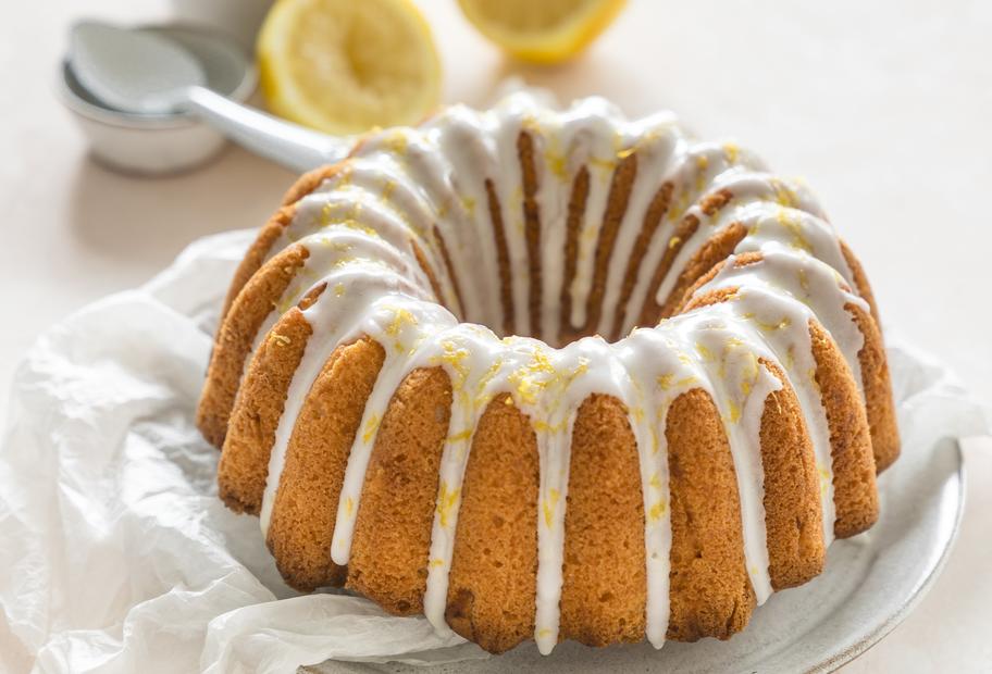 Reismehl- Zitronengugelhupf