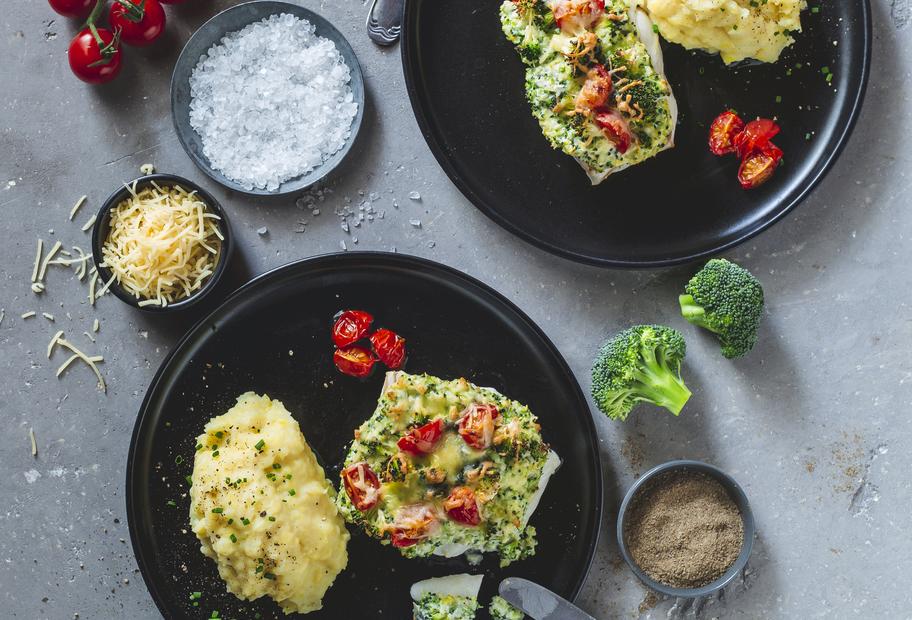Schlemmerfilet mit Brokkolikruste
