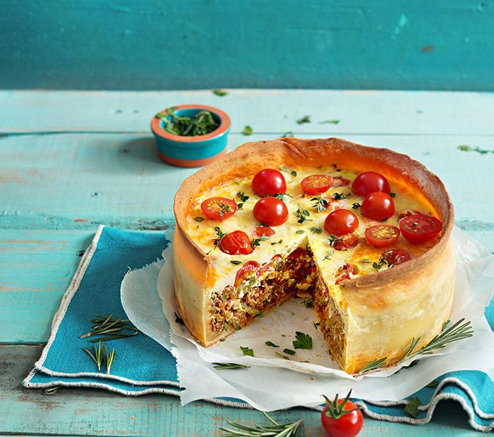 Saftiger Hackfleischkuchen