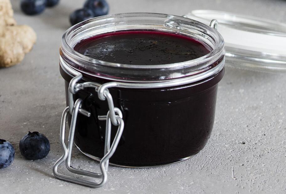 Blaubeergelee mit Orange und Ingwer für den Thermomix®
