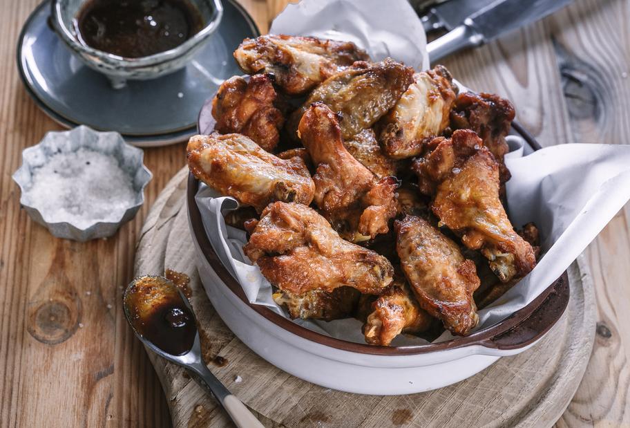 Chickenwings mit Honig-Senf-Marinade