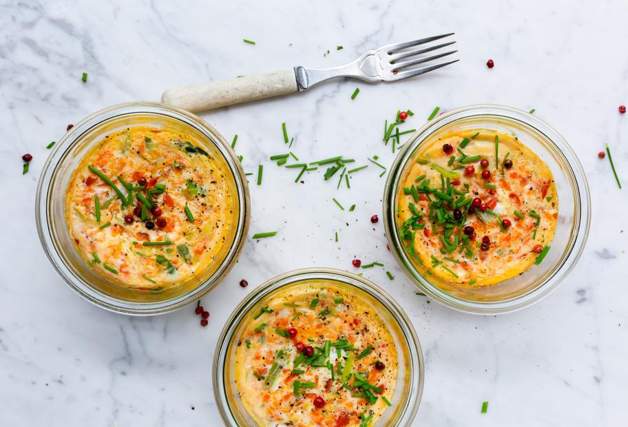 Omeletts im Weckglas