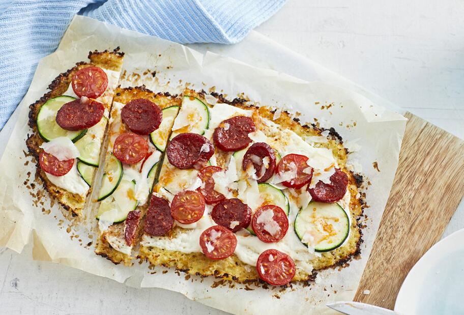 Blumenkohl-Flammkuchen