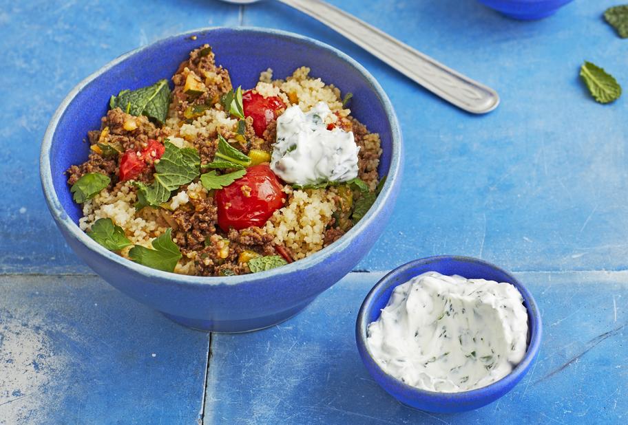 Schneller Couscous-Hack-Topf mit orientalischer Note