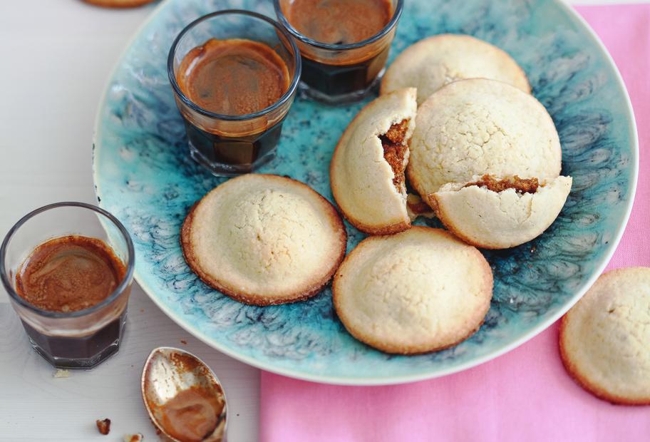 Feine Espresso-Mandel-Kekse