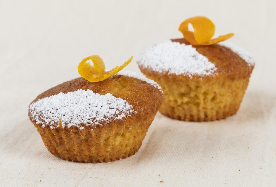 Die einfachsten Orangenmuffins mit wenig Zutaten