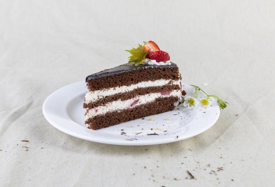 Schoko-Erdbeer-Torte mit Joghurt