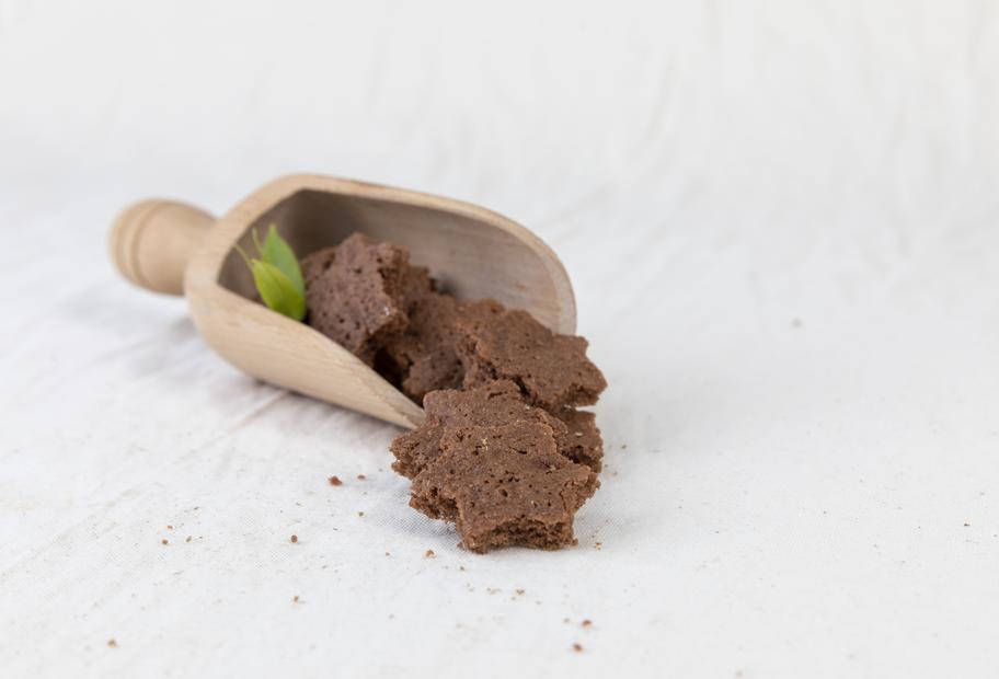 Schokoladen-Nuss-Sterne