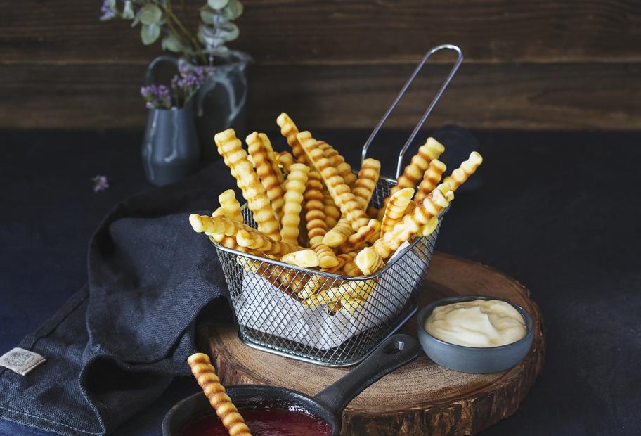 Vanillewaffeln mit Beerenketchup und Zitronen-Mascarpone