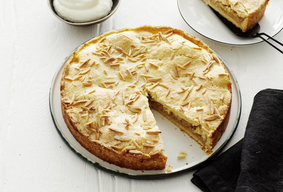 Gedeckter Apfelkuchen mit dem gewissen Etwas