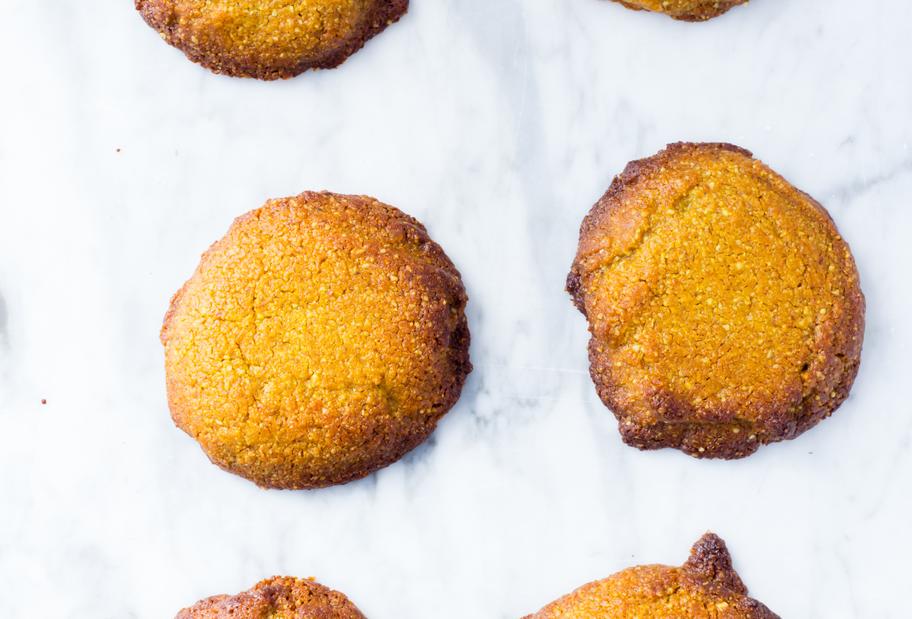 Kurkumakekse ohne Mehl