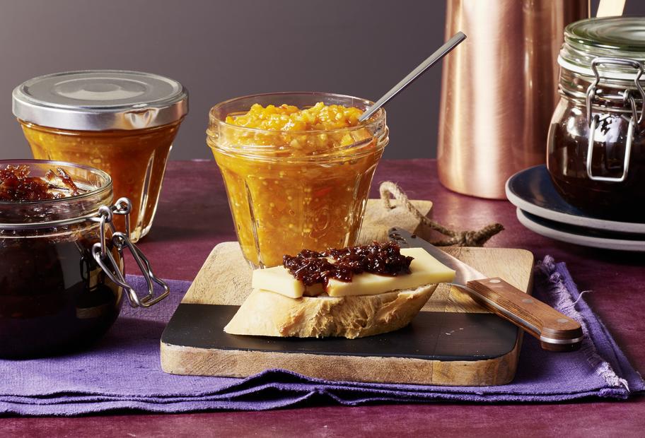 Süß-scharfes Kürbis-Apfel-Chutney