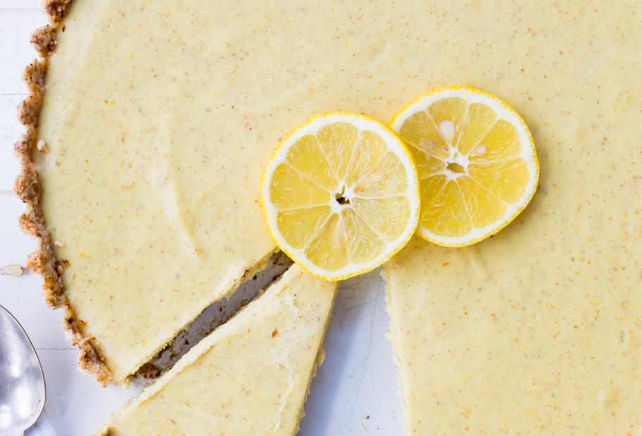 Gesunde Zitronentarte