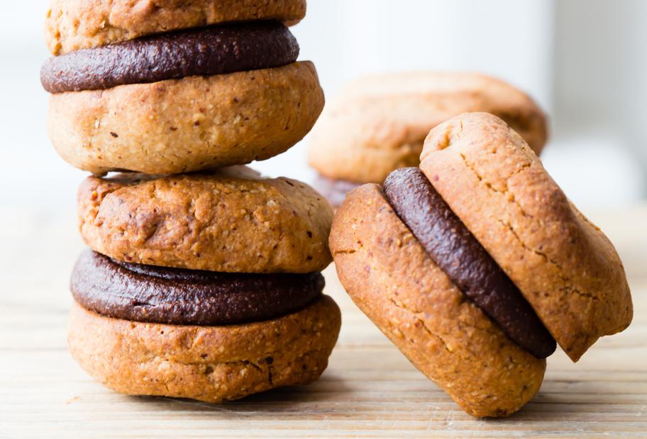 Schokoladen-Keks-Sandwiches