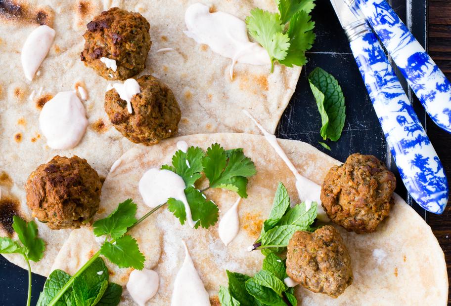 Würzige Lammhackbällchen